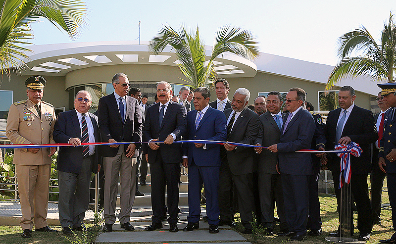 Danilo Medina inaugura el nuevo Helipuerto de Santo Domingo