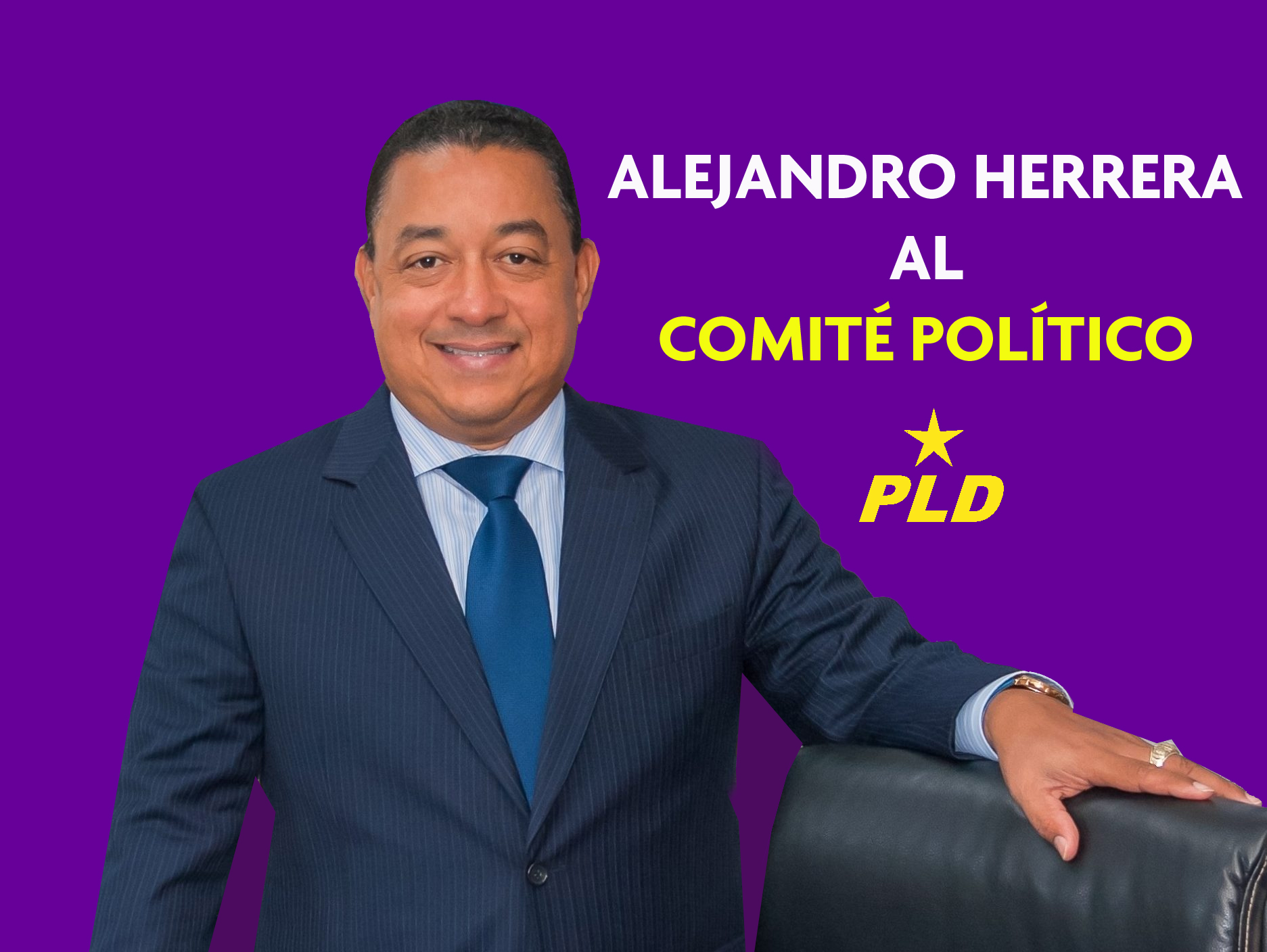 Promueven Alejandro Herrera para el Comité Político del PLD