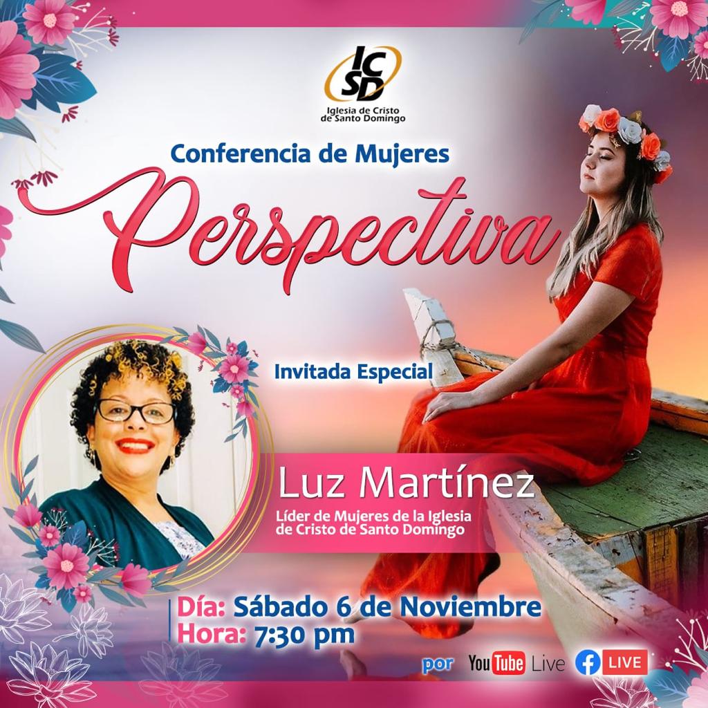 Iglesia de Cristo de Santo Domingo invita a conferencia para mujeres “Perspectiva”