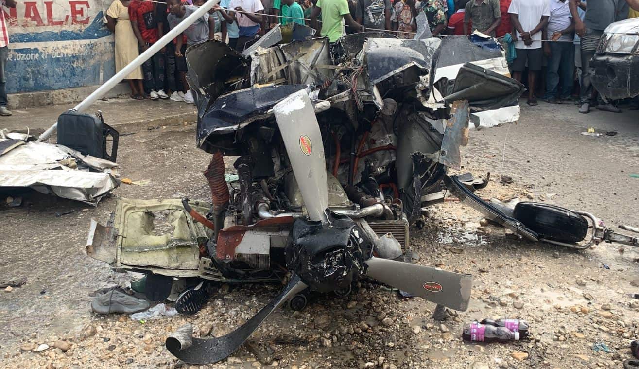 Suben a 6 los muertos en accidente de avión en zona urbana de Puerto Príncipe