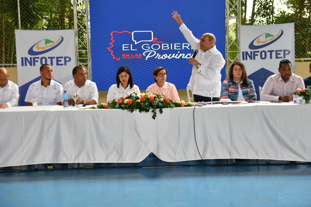 Gobierno anuncia apertura de zona franca y de nuevo centro tecnológico del INFOTEP en la provincia Hermanas Mirabal