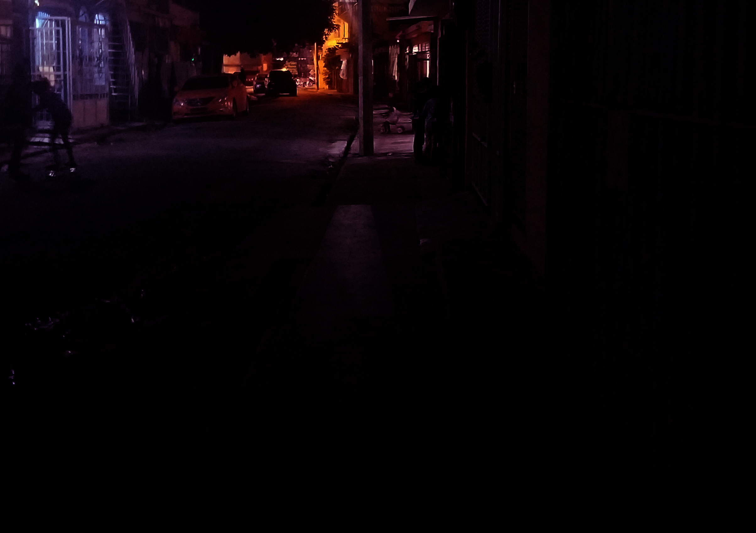Denuncian falta de iluminación en calle Rafael Tolentino