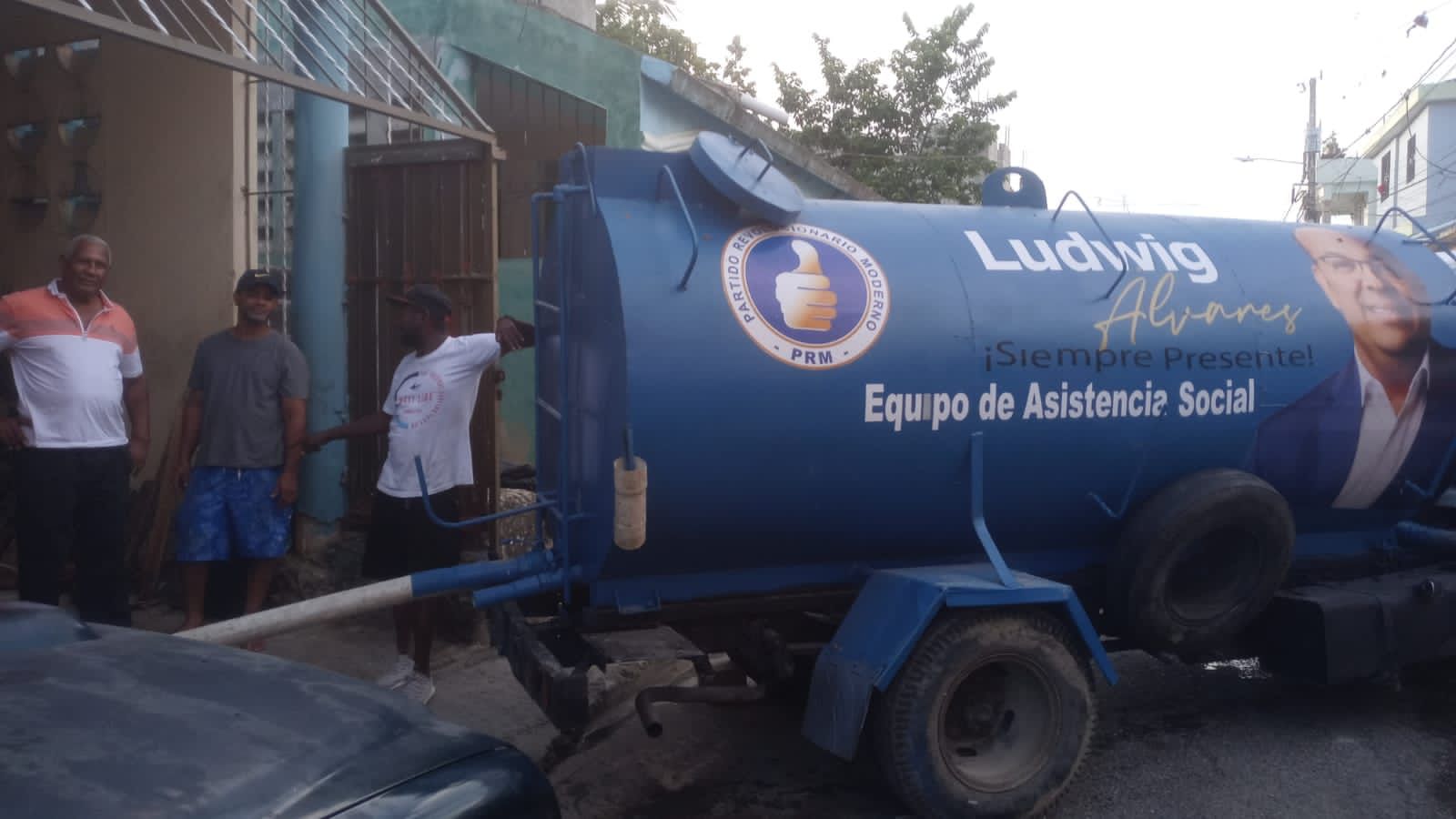 Destacada labor comunitaria de Ludwig Álvarez