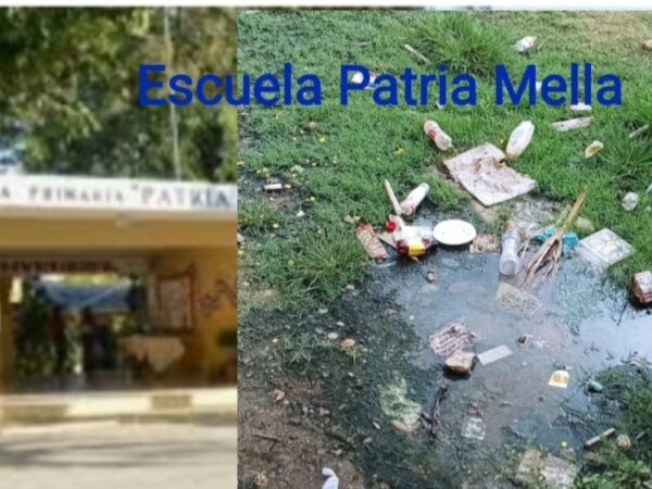 Denuncian fuerte mal olor a materia fecal en Escuela Patria Mella