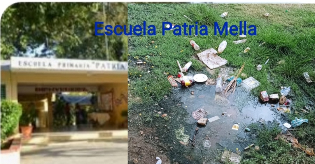 Denuncian fuerte mal olor a materia fecal en Escuela Patria Mella