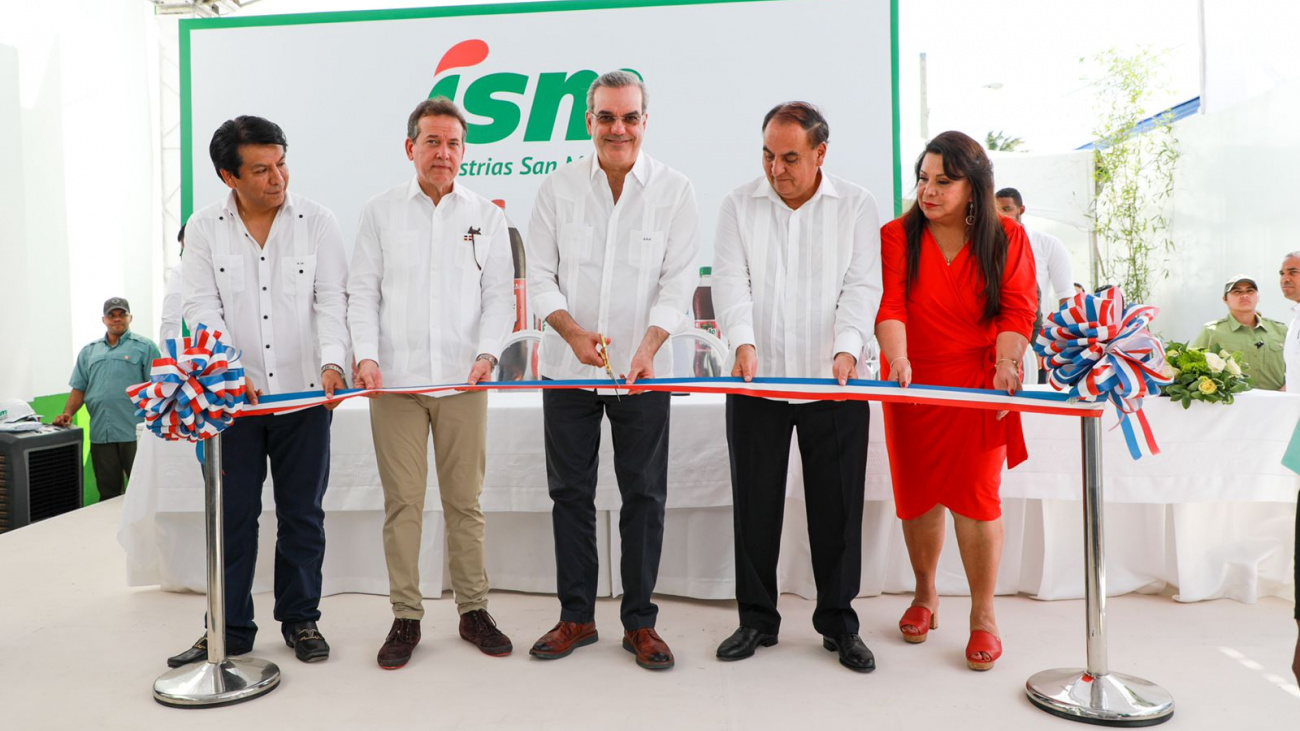 Presidente Abinader asiste a inauguración de ampliación planta de Industrias San Miguel