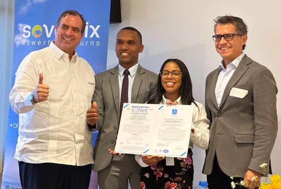 Soventix Caribbean recibe la certificación ISO 9001