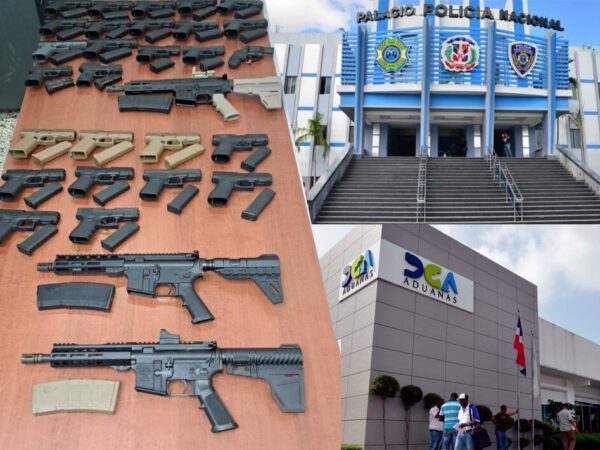 Ocupan 30 armas de fuego enviadas en tanques de comida