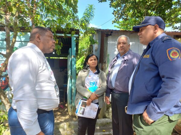 Vicealcaldesa SDE realiza levantamiento de daños causados por lluvias