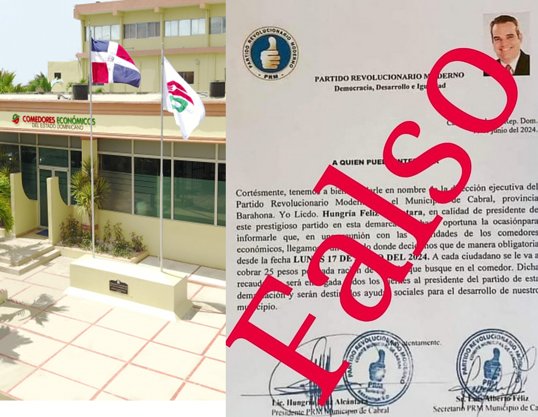 Documento que circula en redes sociales es falso