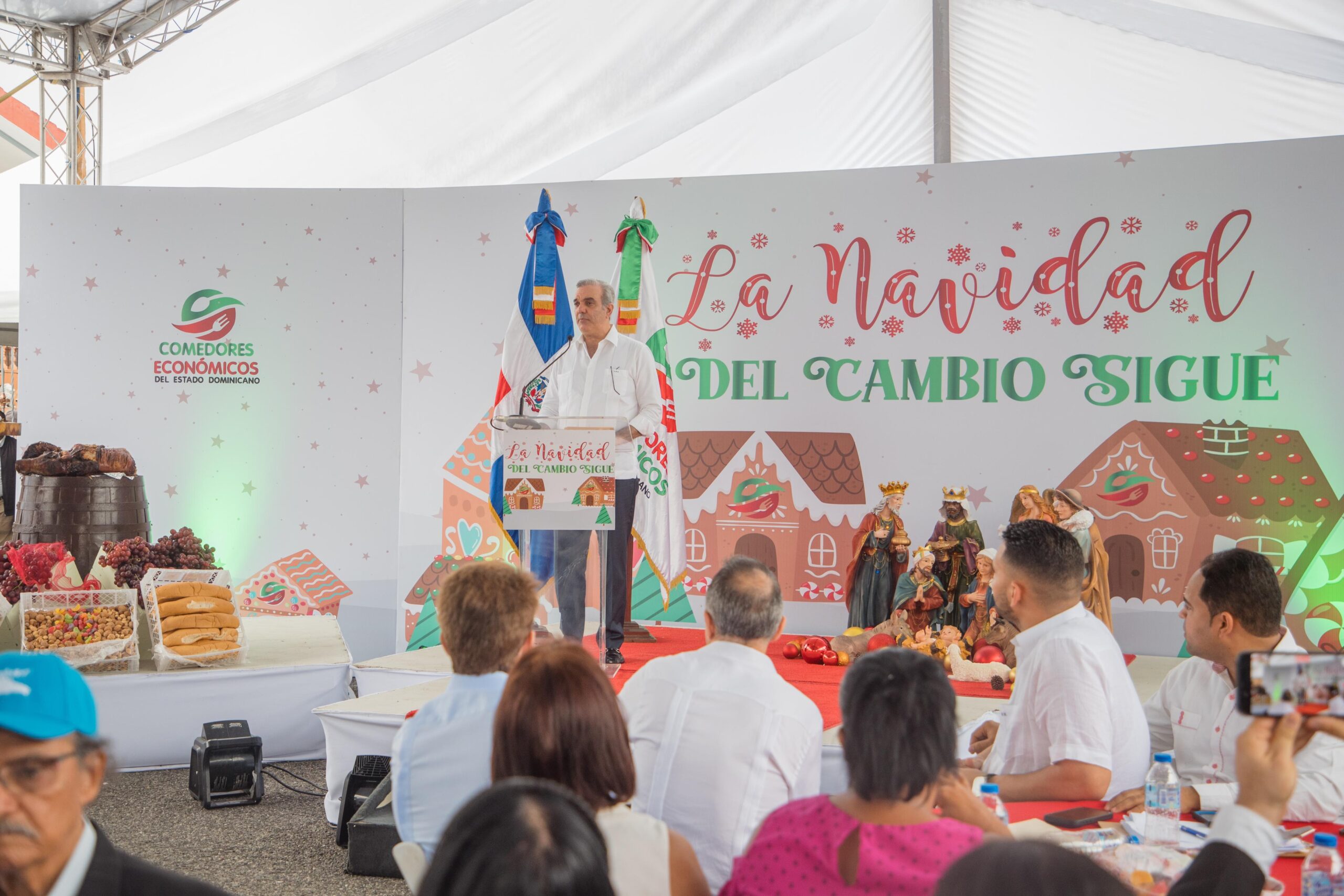 Presidente encabeza lanzamiento del programa «La Navidad del Cambio 2024»