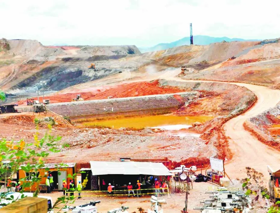 Protestas contra la construcción de una nueva presa de cola de Barrick Pueblo Viejo