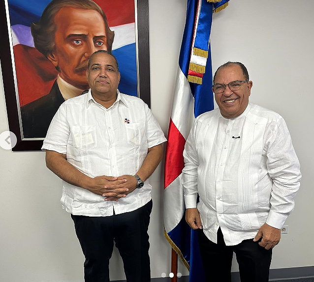 Cónsules Joaquín Díaz y César Cédeño estrechan vínculos en favor de la diáspora dominicana