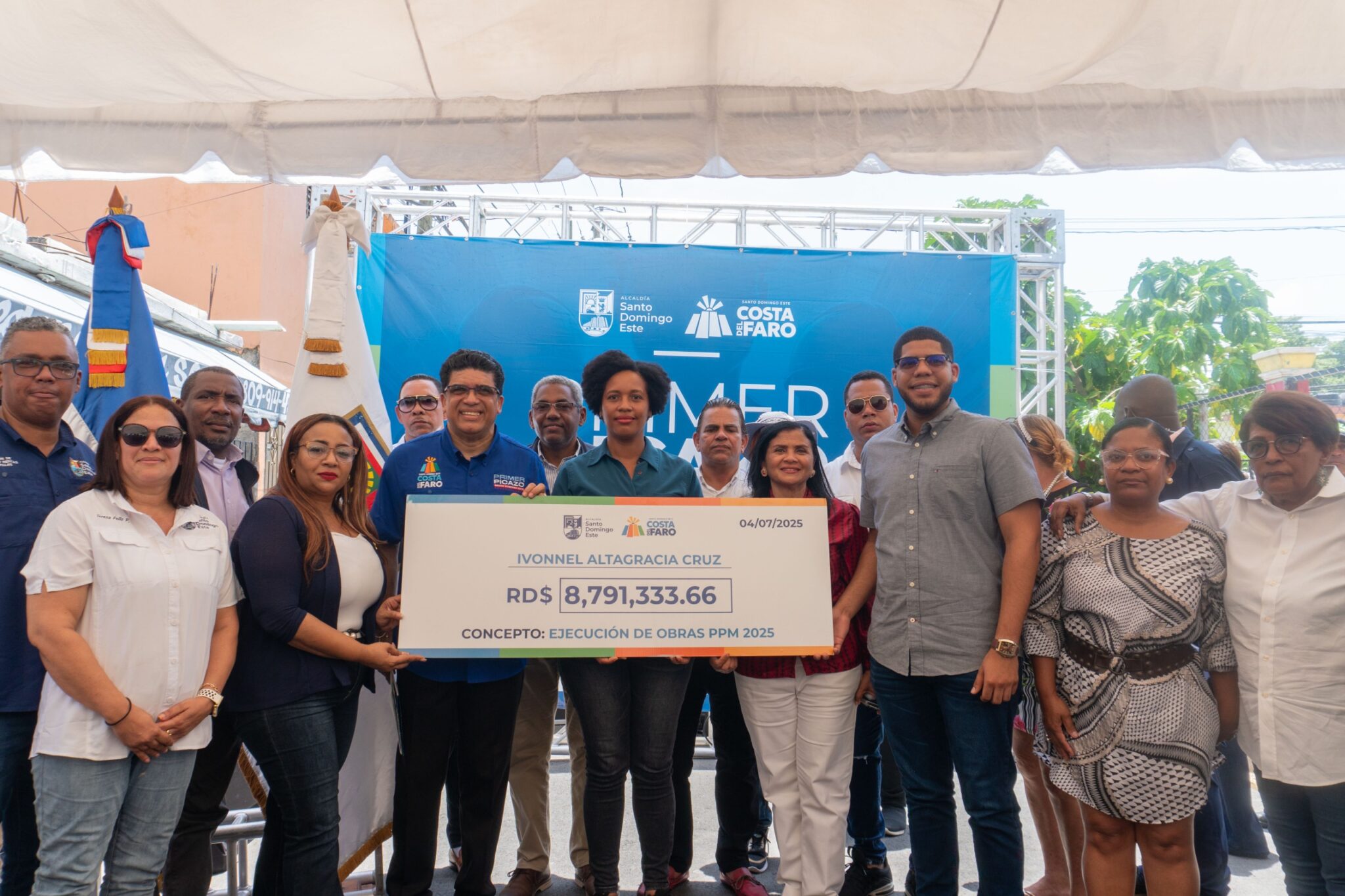 Ayuntamiento de Santo Domingo Este inicia construcción de obras en Villa Faro y Alma Rosa II