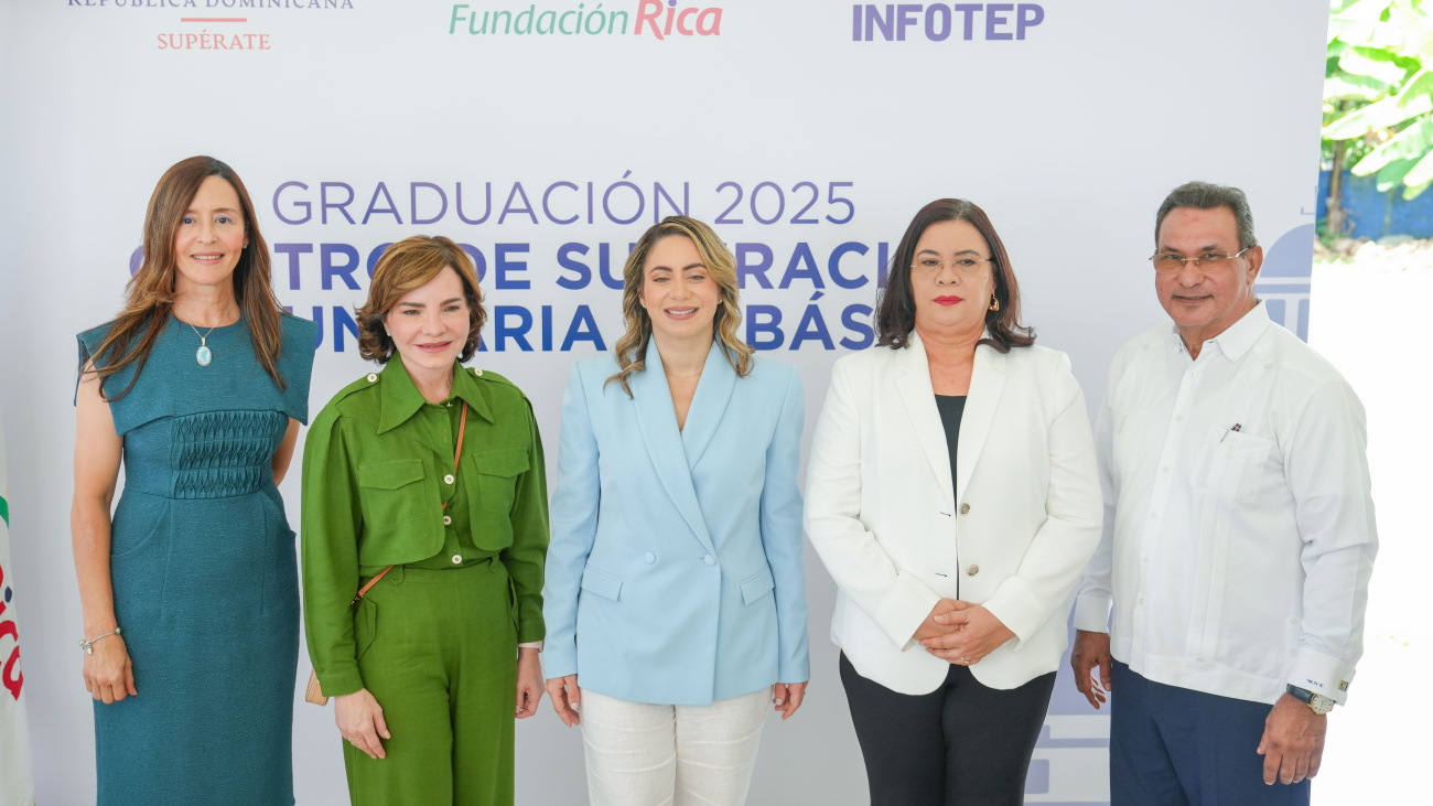 Supérate, Infotep y Fundación Rica gradúan 132 personas de cursos técnico-vocacional
