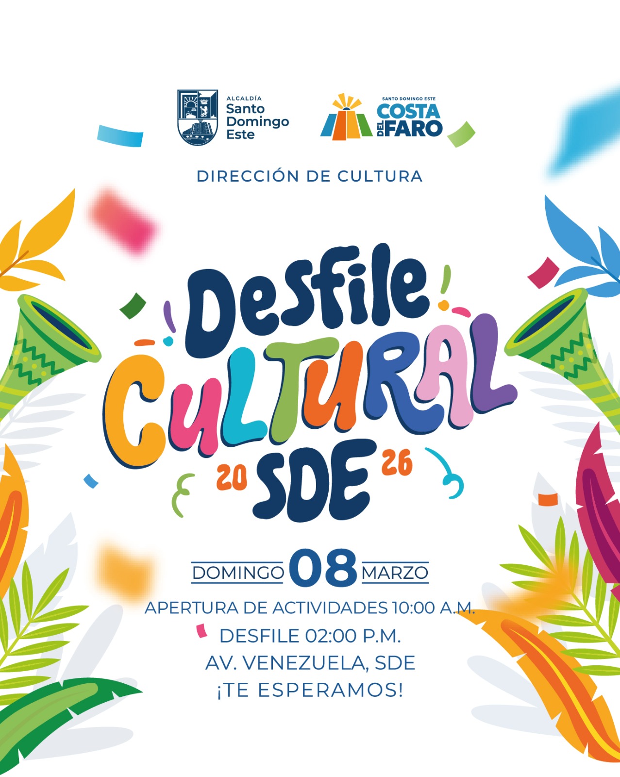 Ayuntamiento de Santo Domingo Este anuncia el Desfile Cultural Municipal 2026