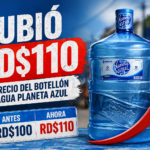 Precio del botellón de agua sube a RD$110 y agrava situación en barrios populares SDE