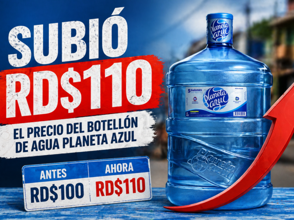 Precio del botellón de agua sube a RD$110 y agrava situación en barrios populares SDE