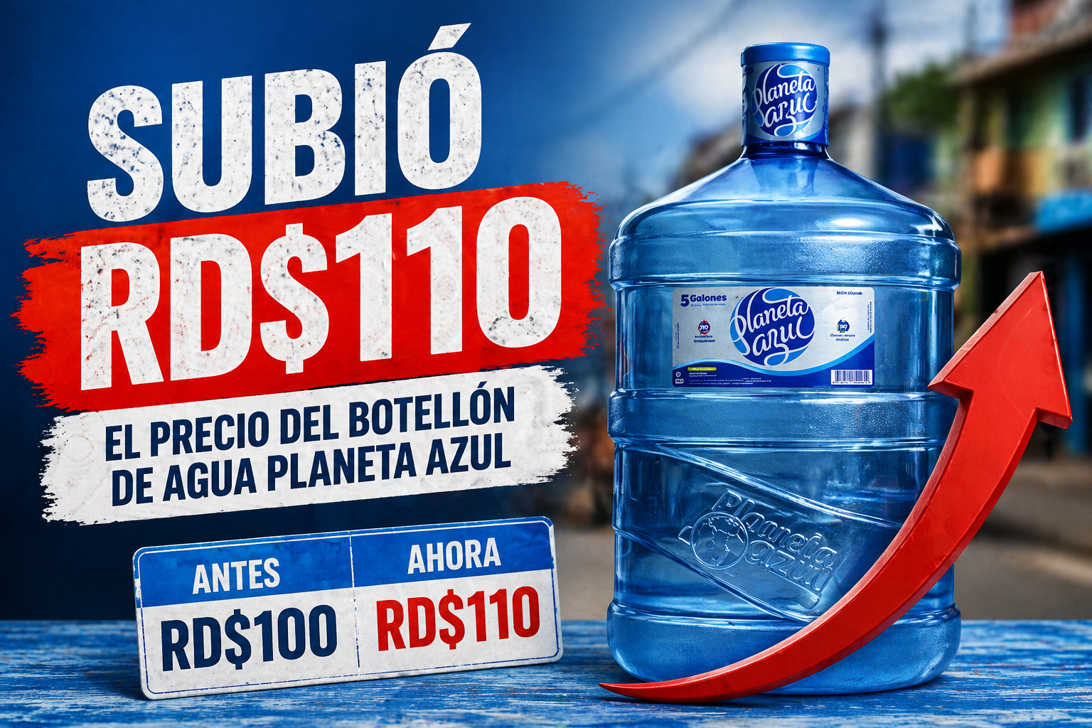 Precio del botellón de agua sube a RD$110 y agrava situación en barrios populares SDE