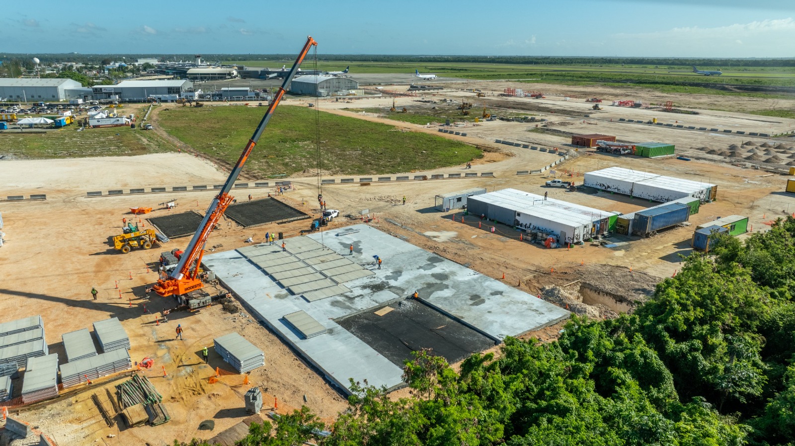 Avanza construcción de nueva terminal del Aeropuerto Internacional Las Américas
