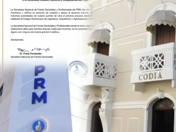 PRM desmiente que el CODIA esté haciendo acuerdos con otras fuerzas políticas