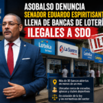 ASOBALSO denuncia senador llena de bancas de lotería ilegales a SDO