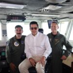 David Collado visita el portaaviones USS Nimitz