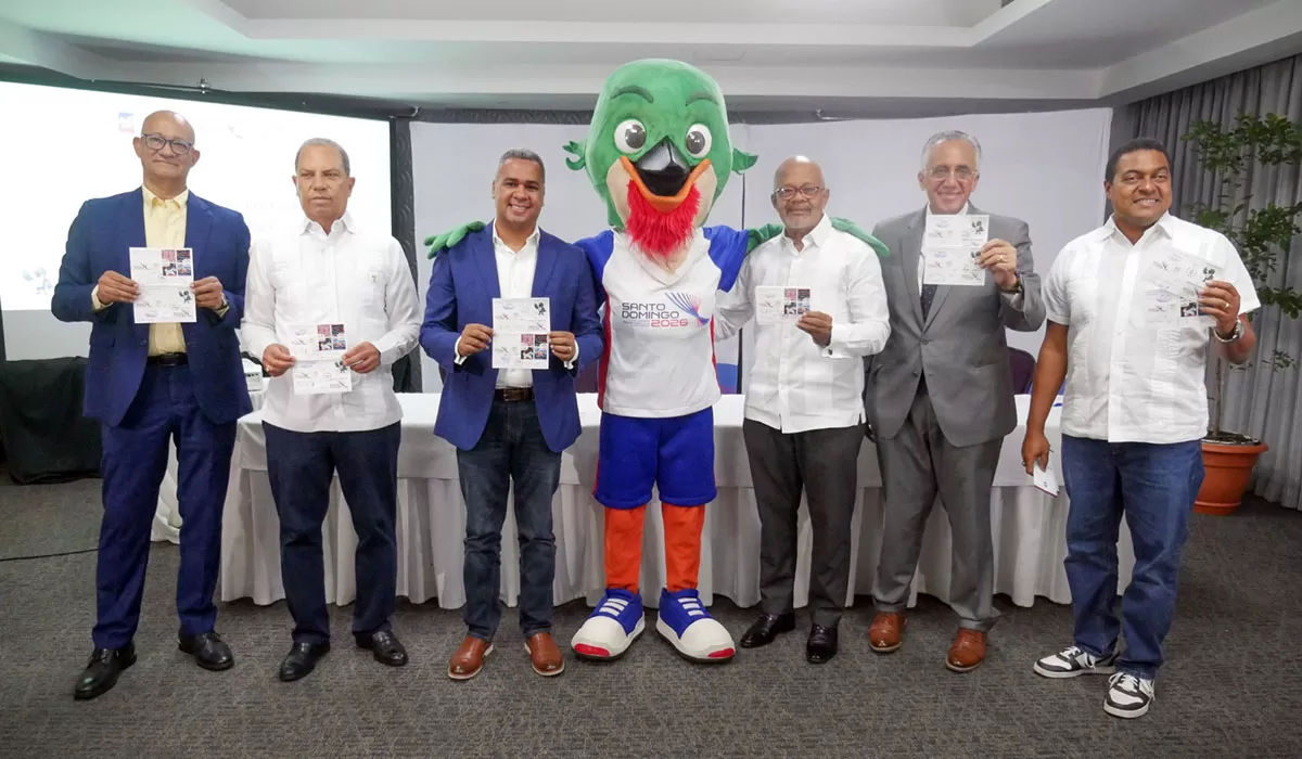INPOSDOM presenta emisión postal conmemorativa del centenario de los Juegos Centroamericanos y del Caribe Santo Domingo 2026