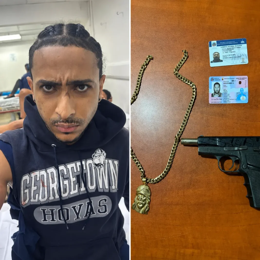 Asaltante resulta herido al intentar despojar de una cadena de oro a un comerciante