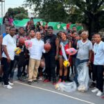 Ludwig Álvarez entrega utilería deportiva y uniformes a equipos de voleibol y baloncesto en San José de Mendoza