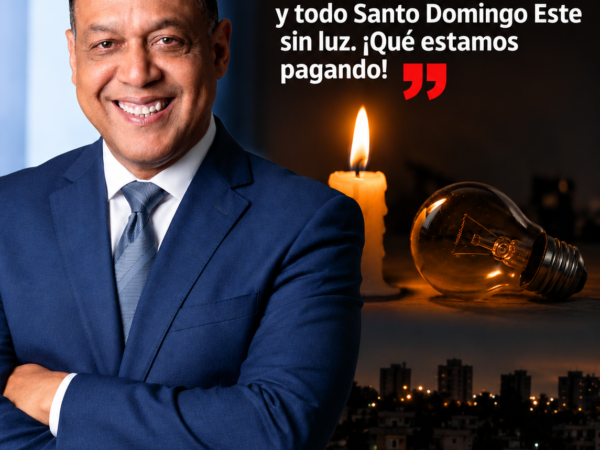 Exregidor Alfredo Pichardo denuncia apagones en barrios de Santo Domingo Este