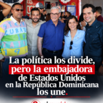 La política los divide, pero la embajadora de Estados Unidos en la República Dominicana los une