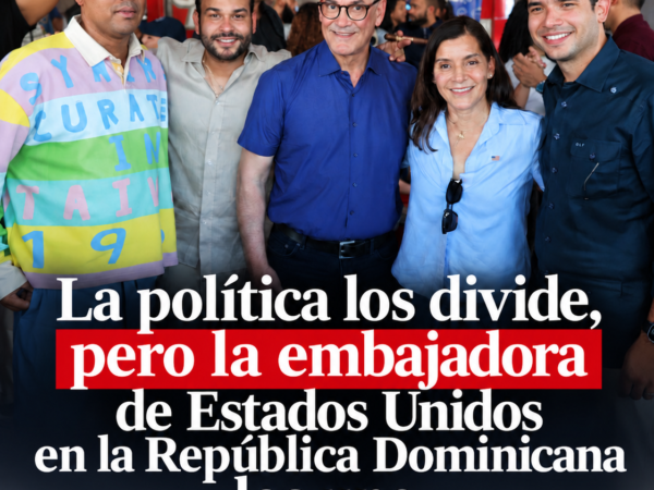 La política los divide, pero la embajadora de Estados Unidos en la República Dominicana los une