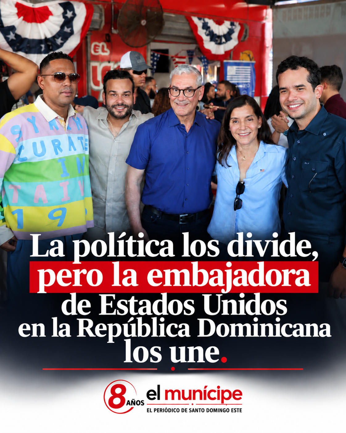 La política los divide, pero la embajadora de Estados Unidos en la República Dominicana los une