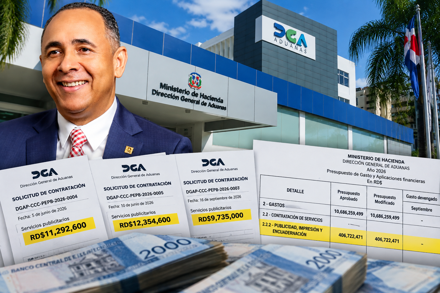Aduanas no reporta gastos en su ejecución presupuestaria